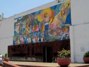 El mural "Valledupar, Tierra de Dioses"